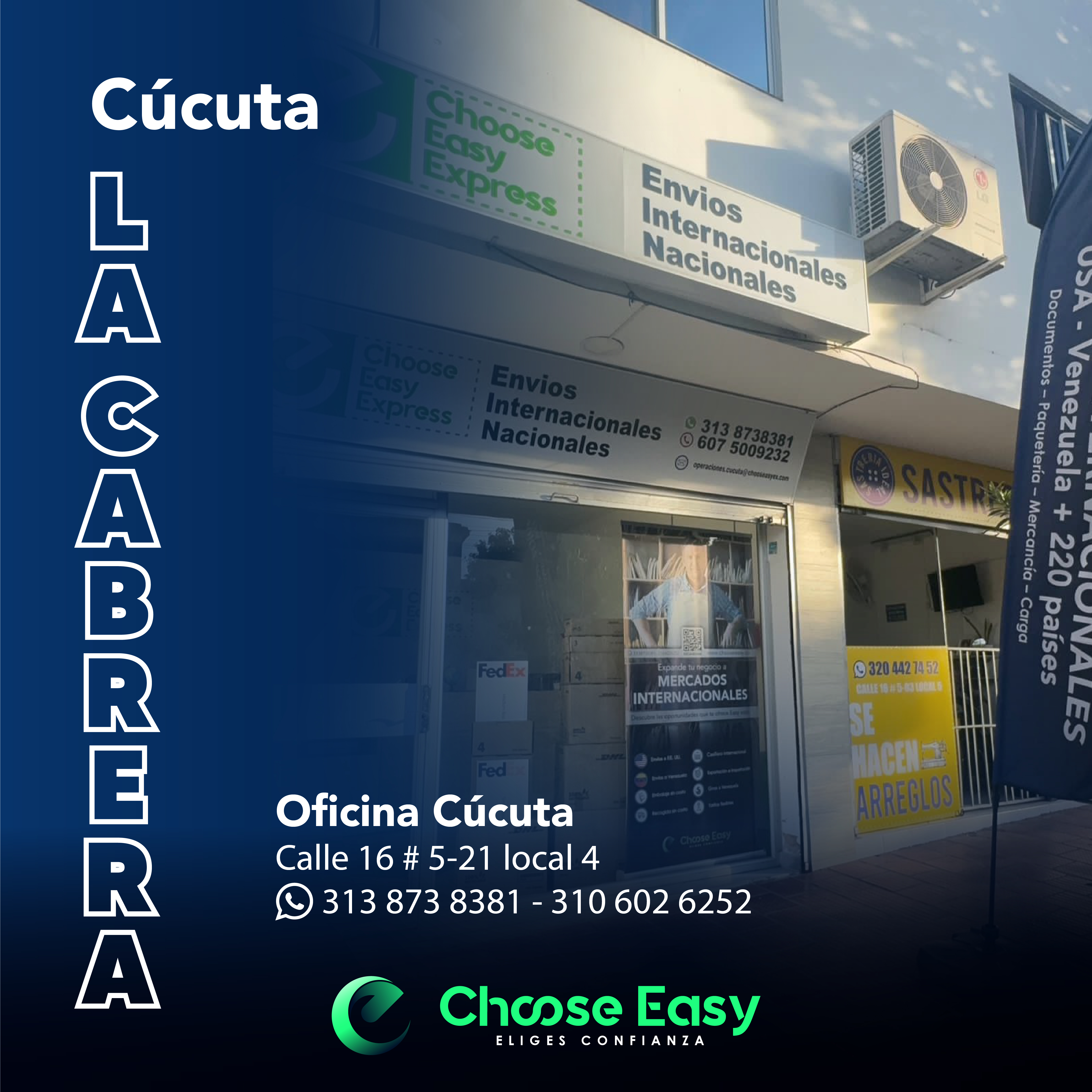 Oficina EasyBox Cúcuta La Cabrera – casillero virtual en Norte de Santander