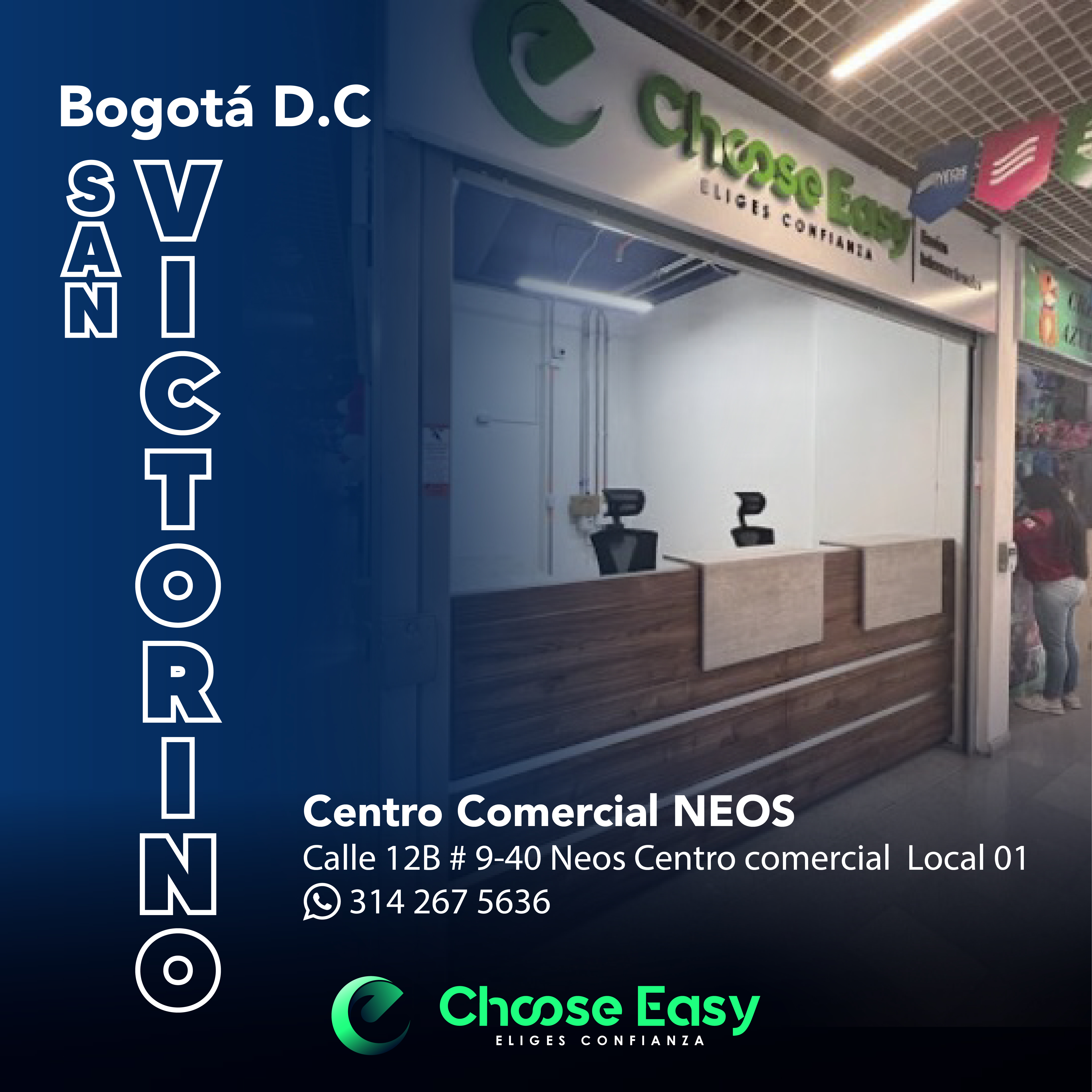 Oficina EasyBox San Victorino NEOS – casillero virtual en Bogotá